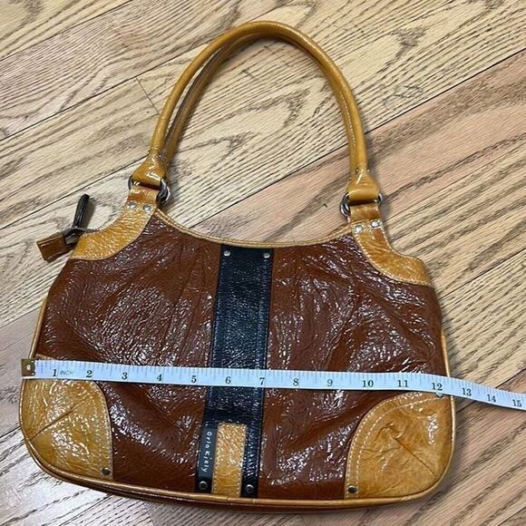 ORLA KIELY PATENT LEATHER BAG - Picture 9 of 10